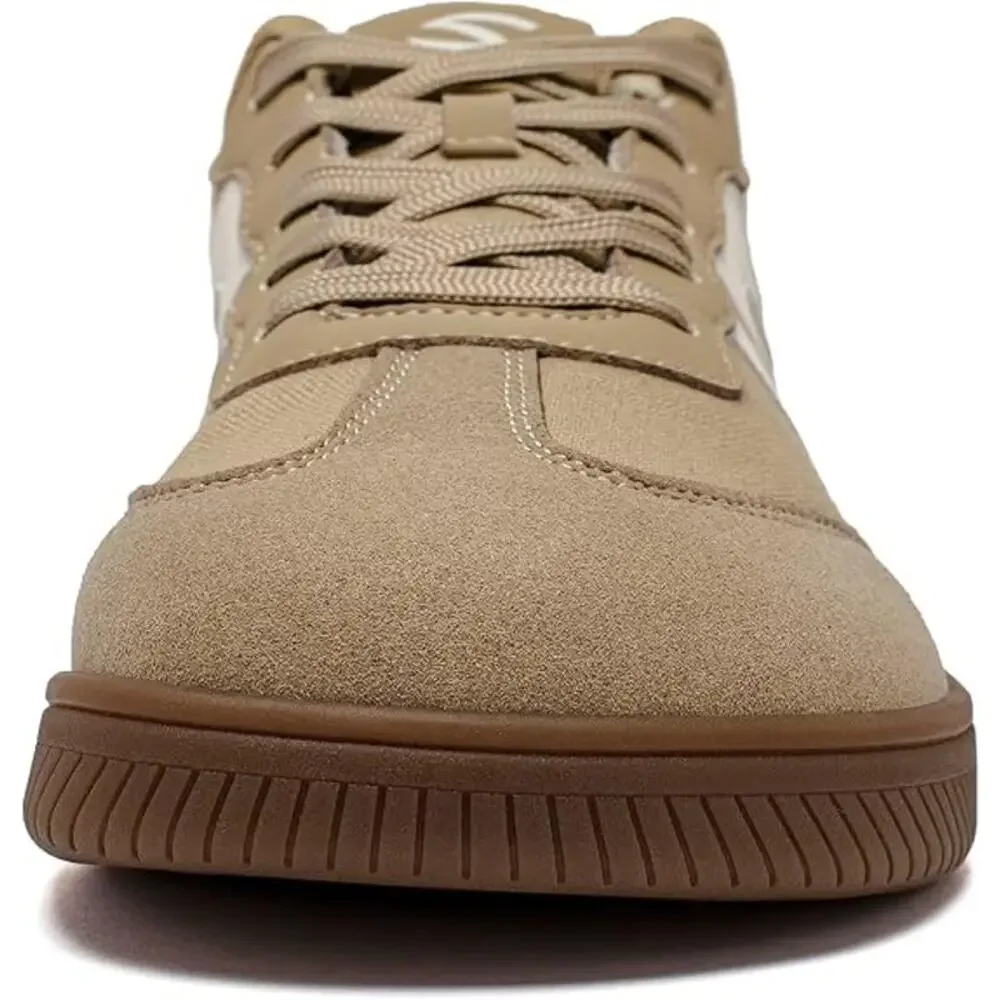 BRAND NEW ~ HOBIBEAR Barefoot Tan & White Wide Toe Box Casual Shoes ~Size 11